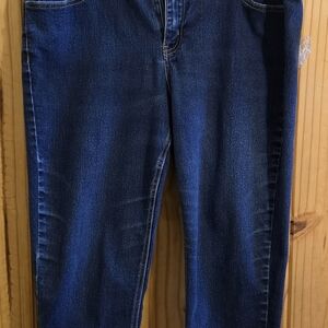 Blue Desire Womens Capris Size 18W Boyfriend Fit